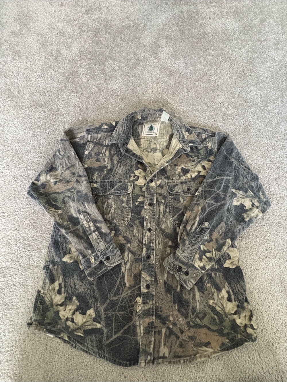 Vintage Northwest Territory Camo Shacket